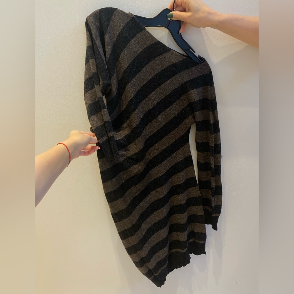 Monnalisa Winter Warm Asymmetric Dress for Kids  - Size age 11